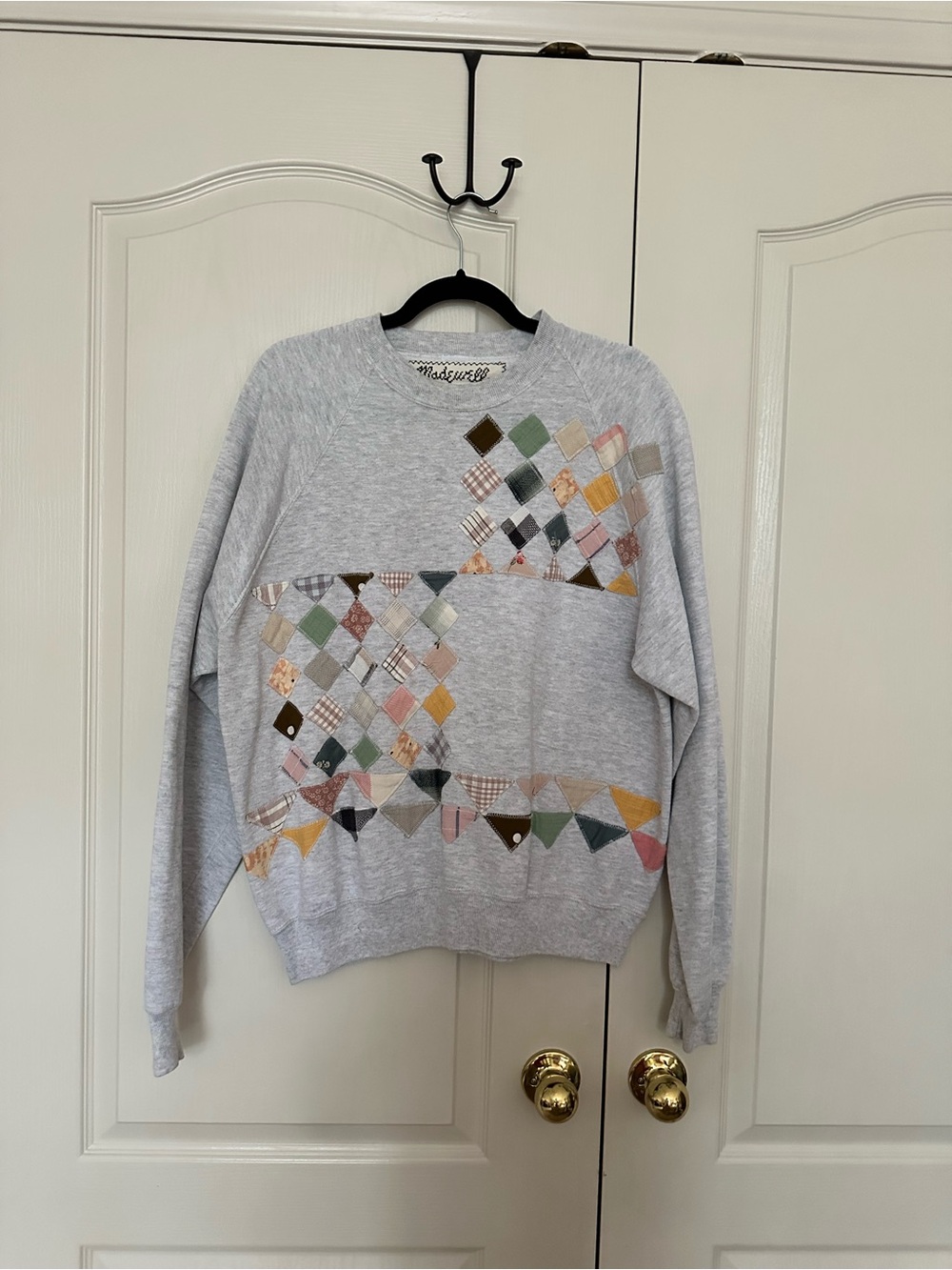 Madewell x The Falls Limited Edition Patchwork Crewneck Sweatshirt